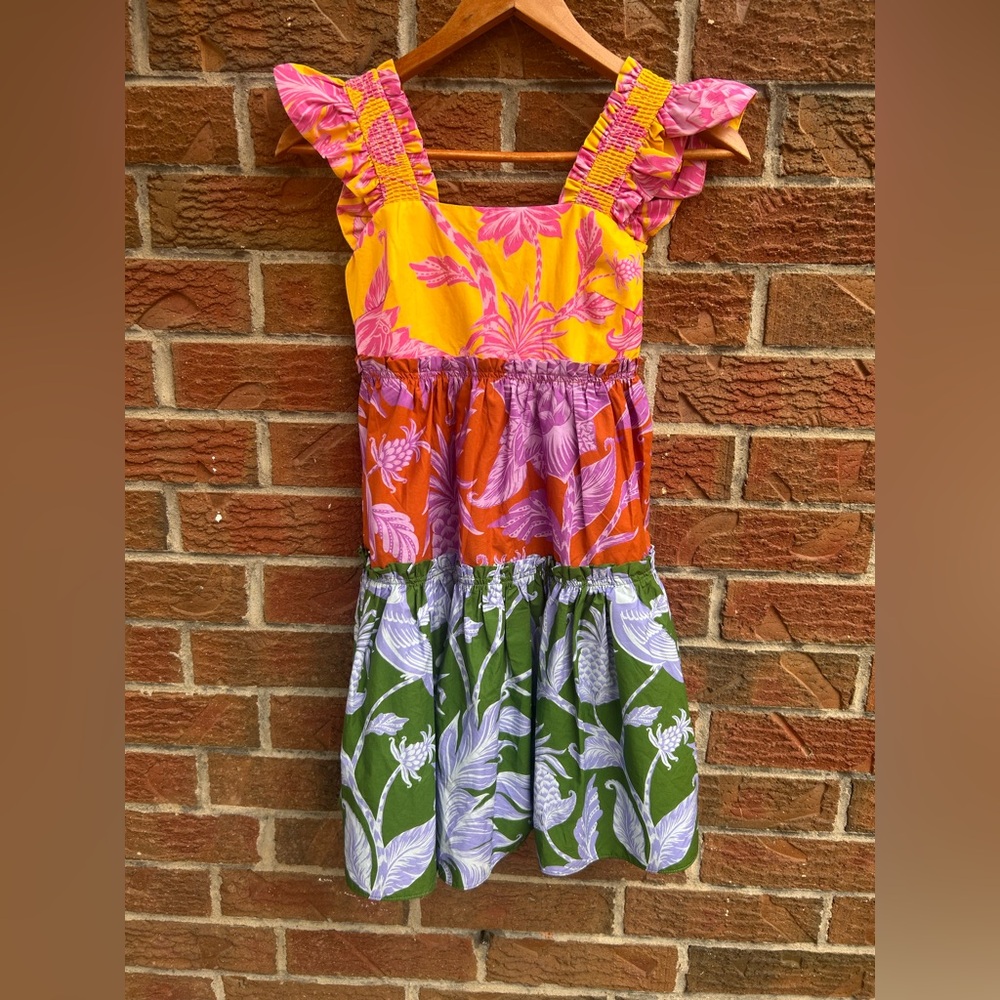 Farm Rio Tropical Swing Mix Mini Dress size XXS - Picture 4 of 6
